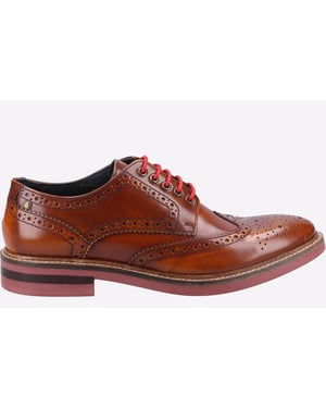 Base London Woburn Hi-Shine Brogue Leder Herren