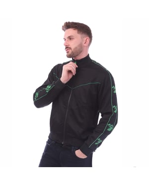 Off-white - Schmale Trainingsjacke Mit Ow Face Band In Schwarz