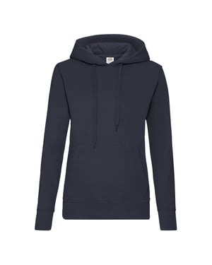 Fruit of the Loom - "Classic" Kapuzenpullover für Damen (Marineblau)