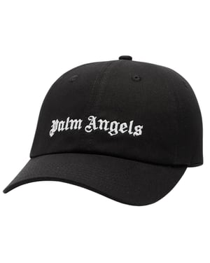 Palm Angels Logo Kappe schwarz
