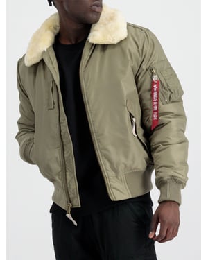 Alpha Industries Herren Injector III Fliegerjacke in Grün