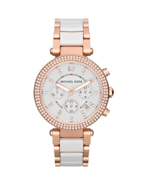 Michael Kors MK5774 Parker Chronograph Zweifarbige Damenuhr
