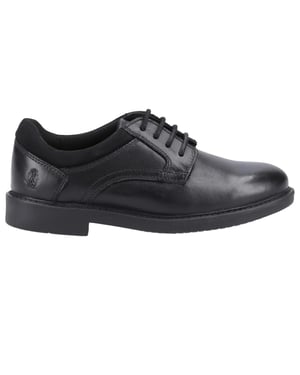 Hush Puppies - Jungen Schul-Uniform-Schuhe "Tommy", Leder (Schwarz)