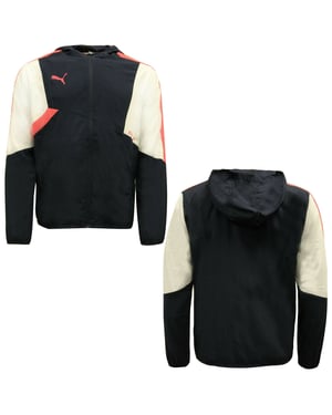 Puma it Evo Mens Navy Zip Up Training Hoody Hood Track Top Jacket 654398 57 A45a