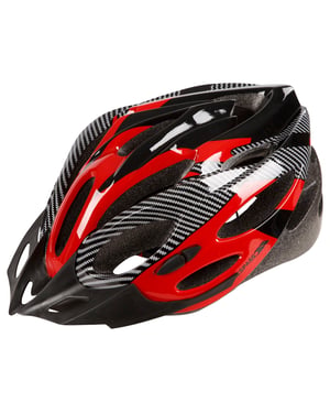 Trespass Erwachsene Unisex Crankster Radfahren Helm (Red X)