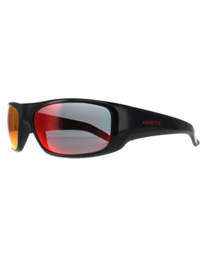 Arnette Rechteck Herren Schwarz Orange Hot Shot AN4182