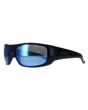 Arnette Rectangle Herren dunkelblau dunkelgrau Spiegel Wasser polarisiert Hot Shot AN4182