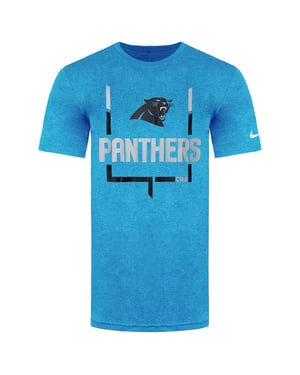 Nike NFL Carolina Panthers Legend Goal Post Herren-T-Shirt, Blau