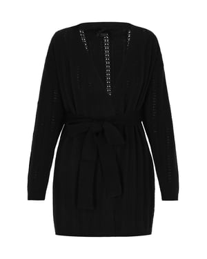 Dreimaster Cardigan Damen Schwarz