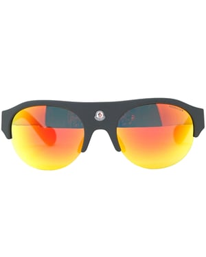 Moncler ML0050 20C Schwarze Sonnenbrille