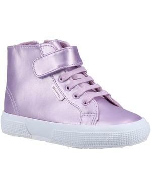 Superga 2674 Mädchen-Stiefel aus Kunstleder mit Glitzer
