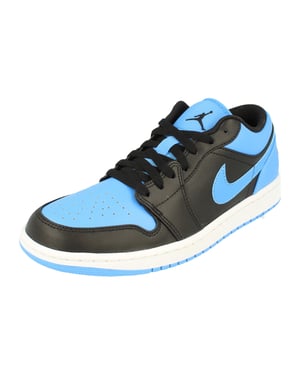 Nike Air Jordan 1 Niedrig Männer Schwarz Turnschuhe