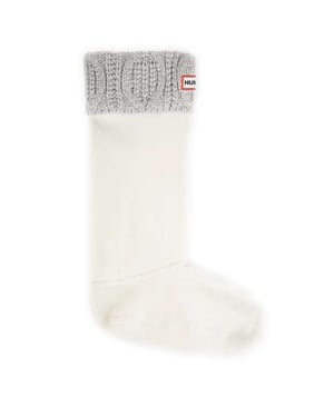 Hunter Original Kabelmanschette hohe weiße Kofferraumsocken