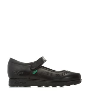 Kickers Fragma Pop Lederschuhe für Mädchen in Schwarz