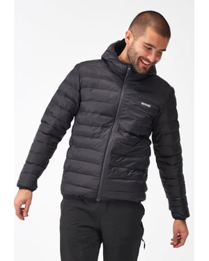Regatta Mens Marizion gepolstert isolierte Jacke in schwarz