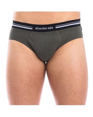 Atmungsaktiver Stoffslip, anatomische Vorderseite, Modell A077H für Männer. Hervorragender Komfort und Passform.