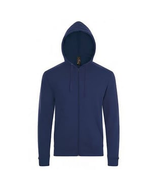 SOLS Mens Stone Zip Up Plain Hoodie (Marineblau)