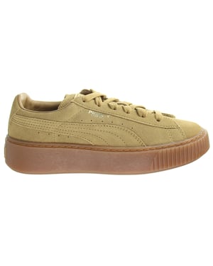 Pums Wildleder Plattform SD PS Kids Gold Trainer