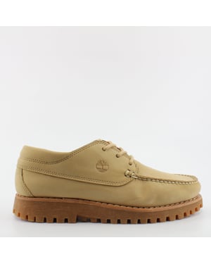 Timberland Jacksons Landing Beige Nubukleder Herren Schnürschuhe A2CHN