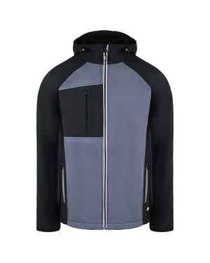 Dickies Softshell Mens Grey/Black Resistant Jacke