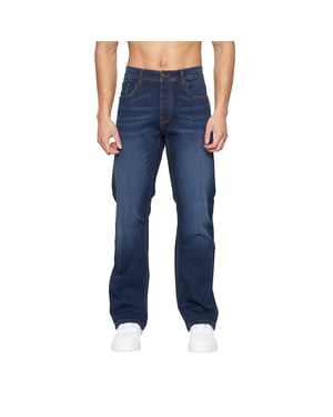 Crosshatch - "Winsbury" Jeans für Herren (Dunkle Waschung)