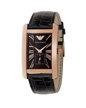 Emporio Armani AR0168 Rechteckige Rose Gold Herrenuhr