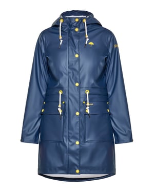 Schmuddelwedda Regenmantel Damen Marine