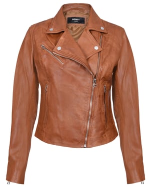 Smarte Damen-Bikerjacke aus Leder – Matlock