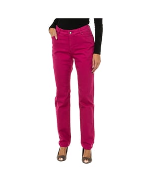 Lange Stretch-Denim-Hose für Frauen 6Y5J18-5D3IZ