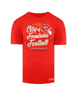 NFL Team Apparel Kurzarm Crew Neck Red Juniors T-Shirt MKC2072RE
