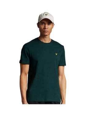 Lyle & Scott Herren Unifarben Regular Fit Baumwoll T-Shirt