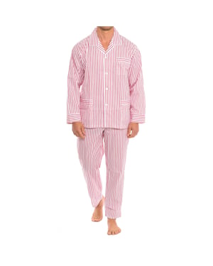 Herren Langarmhemd Schlafanzug KL30194