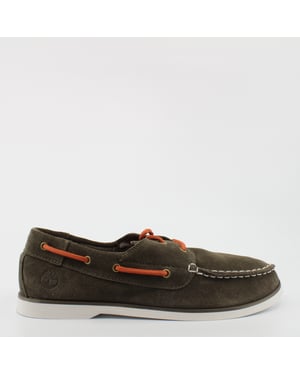Timberland Seabury Kids Green Boat Schuhe