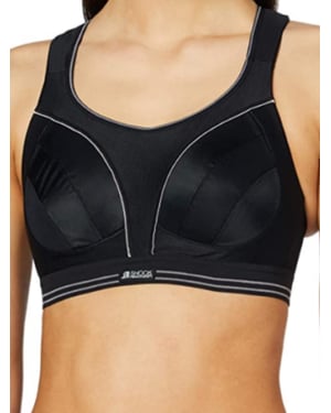 Stoßdämpfer Womens Black Sports BH