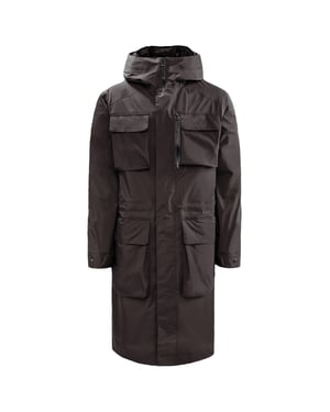 Jack Wolfskin Tech Lab Hudson Uards Mens Brown Parka Jacke
