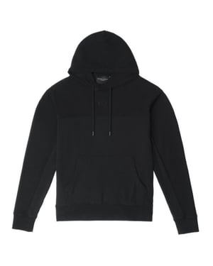 Krimineller Schaden umgekehrter Loopback Herren Black Hoodie