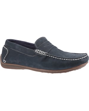 Hush Puppies Herren Roscoe Leder Slip On Loafer Schuhe