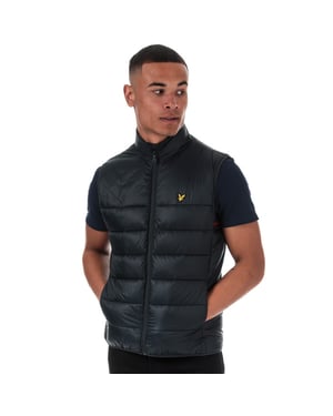 Lyle And Scott Wattierte Weste für Herren in Navy
