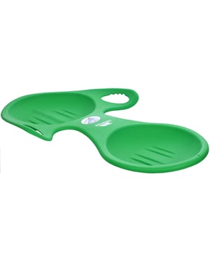 Trespass Twintub - Luge soucoupe pour deux personnes (Vert)