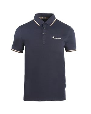Aquascutum Markenlogo Navy Poloshirt