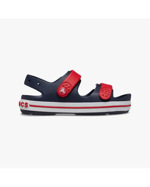 209424-4OT TODDLER CROCBAND CRUISER Kinder-Sandalen Navy/Varsity Red