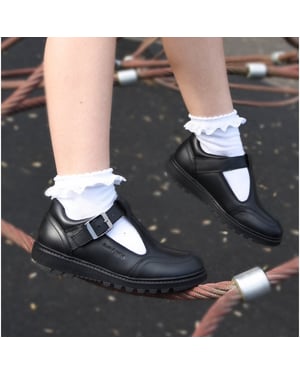 KERRY Mädchen Schulschuhe Schwarz