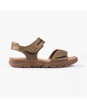 BRENDA 08 Damenschuhe Sandalen Khaki