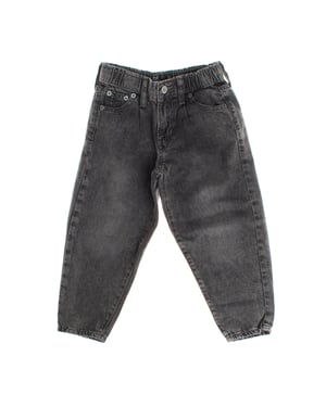 Hochsitzende Barrel-Jeans 725860 Mädchen