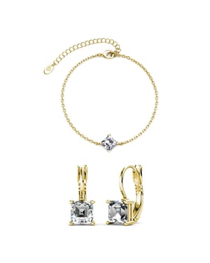 Calle Square Sets - Gold und Schwarz
