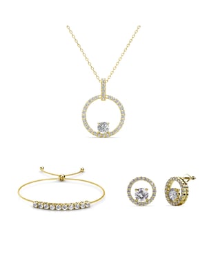 Mia Amory Sets - Gold und Kristall