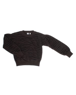 Runder Hals gestrickter Pullover 453355 Mädchen