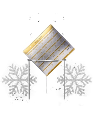 Adventskalender 24 Überraschungsjuwelen - Silber und Kristall