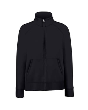 Fruit of the Loom - Sweatjacke für Damen (Schwarz)
