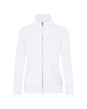 Fruit of the Loom - Sweatjacke für Damen (Weiß)